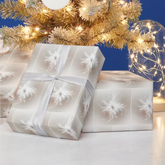 Papier Cadeau Fancy Fractal Snowflakes (Vacances)