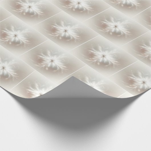 Papier Cadeau Fancy Fractal Snowflakes (Coin)