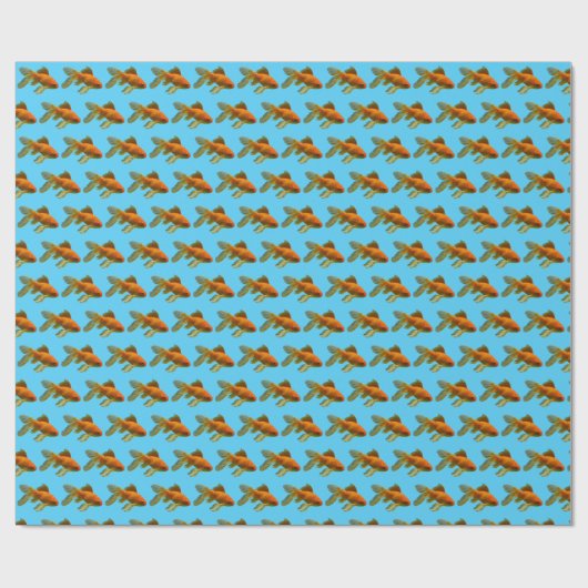 Papier Cadeau Fancy Goldfish (Plat)