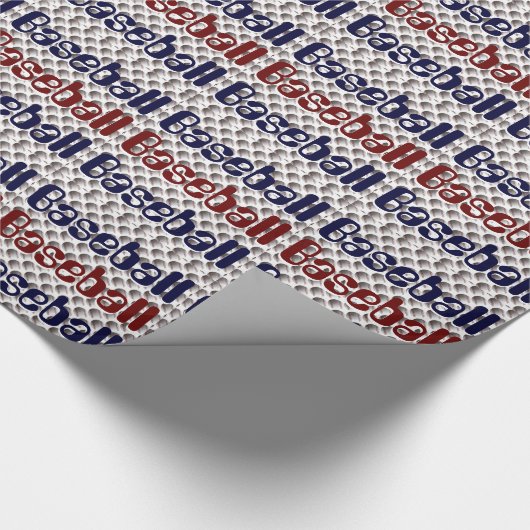 Papier Cadeau Fans de baseball (Coin)