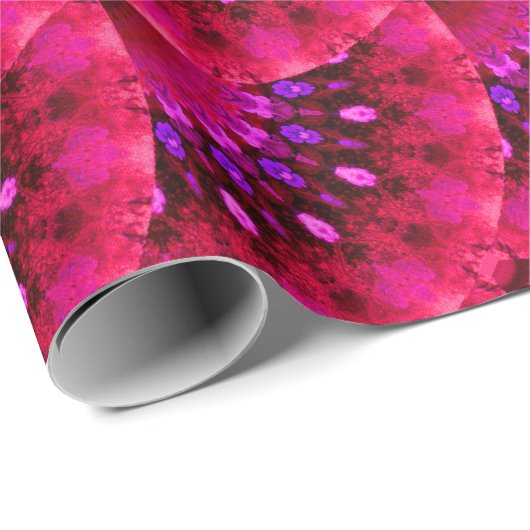 Papier Cadeau Fans de grenade (Coin rond)