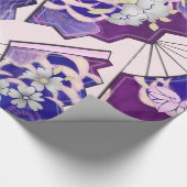 Papier Cadeau Fans traditionnels japonais (Coin)