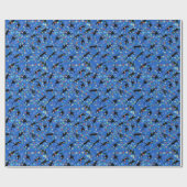 Papier Cadeau Fantaisie chats Tangle dans la poche d'enveloppeme (Plat)