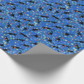 Papier Cadeau Fantaisie chats Tangle dans la poche d'enveloppeme (Coin)