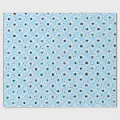 Papier Cadeau Fantaisie face d'ours blanc (Plat)