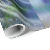 Papier Cadeau Fantaisie fractale abstraite (Coin rond)