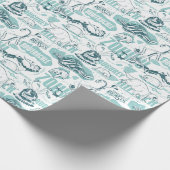 Papier Cadeau Fantastic Beasts Motif bleu (Coin)