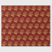 Papier Cadeau Fantastique mode de fleurs (Plat)