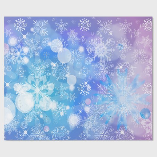 Papier Cadeau Fantasy Snowflake (Plat)