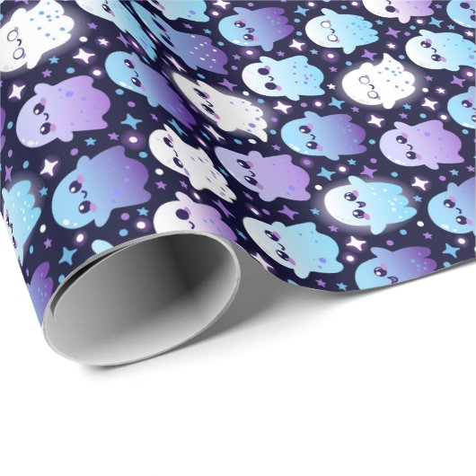 Papier Cadeau Fantôme (Coin rond)