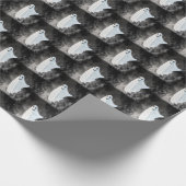 Papier Cadeau Fantôme dans la fumée (Coin)