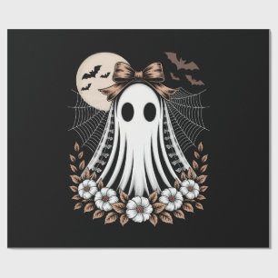 Papier Cadeau Fantôme de dentelle vintage Halloween