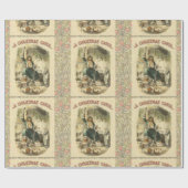 Papier Cadeau Fantôme de Noël Présent Scrooge (Plat)