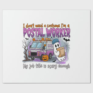 Papier Cadeau Fantôme d'Halloween,Facteur
