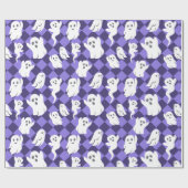Papier Cadeau Fantômes de Halloween (Plat)