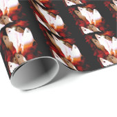 Papier Cadeau Fantômes d'Halloween (Coin rond)