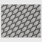 Papier Cadeau Fantusi noir et blanc - votre couleur (Plat)