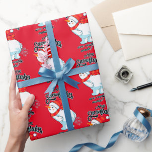 Papier Cadeau Farer Snowman Comment Les Snowflakes Sont Vraiment