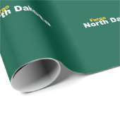 Papier Cadeau Fargo, North Dakota Wrapper Paper (Coin rond)