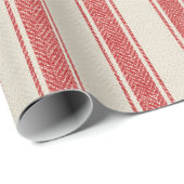 Papier Cadeau Farmhouse moderne Papier à enveloppement rustique (Coin rond)