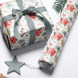 Papier Cadeau Farmhouse Poinsettia White Rustic<br><div class="desc">From the Farmhouse Poinsettia Christmas & Holiday Collection: Farmhouse Poinsettia White Rustic Christmas vend wrap paper,  with Beautiful rustic holiday . A classic and chic combination that will wow tout your family and friends receive their gift year !</div>