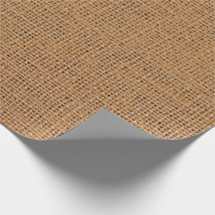 Papier Cadeau Farmhouse tan grain tissu burlap tissu rustique