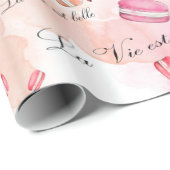 Papier Cadeau Fashion girly (Coin rond)