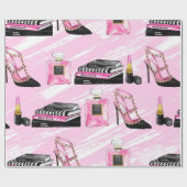 Papier Cadeau Fashion girly (Plat)