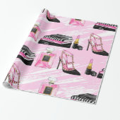 Papier Cadeau Fashion girly (Déroulé)