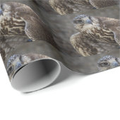 Papier Cadeau Faucon (Coin rond)