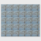 Papier Cadeau Faucon coupé la queue par rouge (Plat)