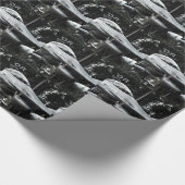 Papier Cadeau Faucon de combat de F-16 d'aviateur (Coin)