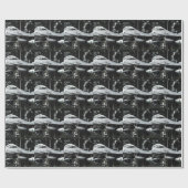 Papier Cadeau Faucon de combat de F-16 d'aviateur (Plat)