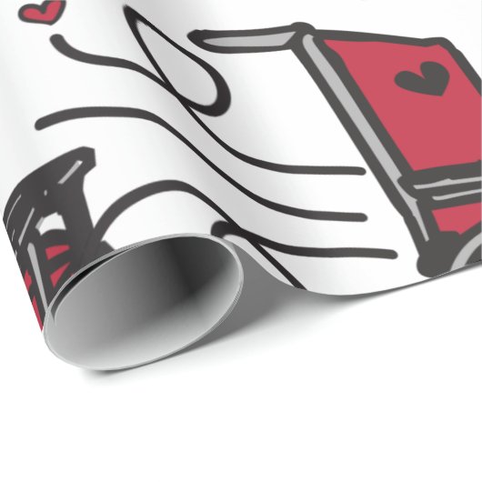 Papier Cadeau Fauteuil roulant (Coin rond)