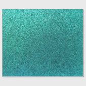 Papier Cadeau Faux Aqua Turquoise Turquoise Blue Parties scintil (Plat)
