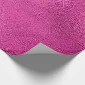 Papier Cadeau Faux Foil framboise - Toutes les options (Coin)