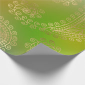 Papier Cadeau Faux Gold Foil Arabian Bollywood (Coin)