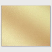 Papier Cadeau Faux Gold Parties scintillant Élégante moderne Gol (Plat)