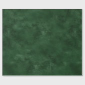 Papier Cadeau Faux Leather Green Emerald Moderne tendance Élégan (Plat)