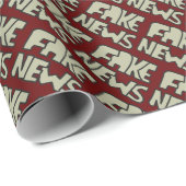 Papier Cadeau Faux News (Coin rond)