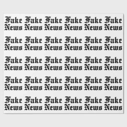 Papier Cadeau Faux News (Plat)