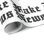 Papier Cadeau Faux News (Coin rond)