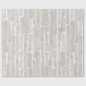 Papier Cadeau Faux Old White Brick Wall (Plat)