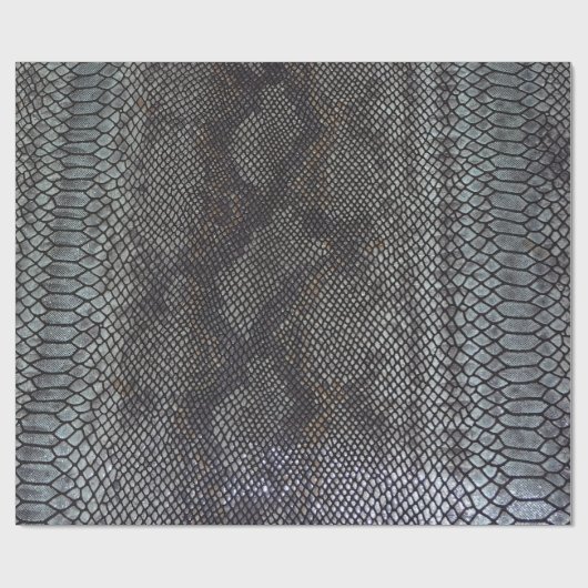 Papier Cadeau Faux Python Snakeskin détaillé (Plat)