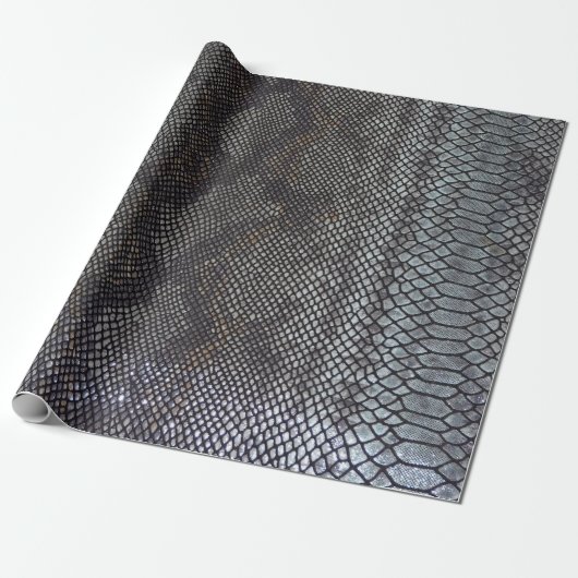 Papier Cadeau Faux Python Snakeskin détaillé (Déroulé)