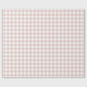 Papier Cadeau Faye et Lauren Blush Plaid (Plat)