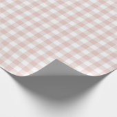 Papier Cadeau Faye et Lauren Blush Plaid (Coin)