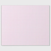Papier Cadeau Faye et Lauren Pastel Pink En vichy (Plat)