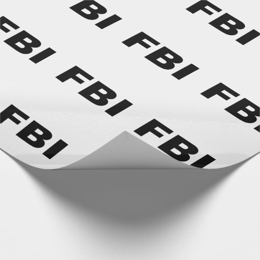 PAPIER CADEAU FBI (Coin)