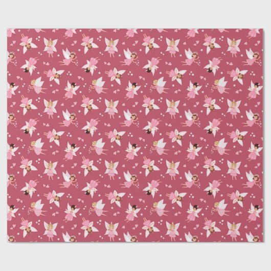 Papier Cadeau Fée (Plat)